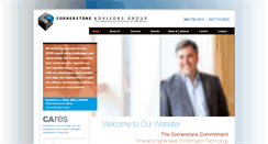 Desktop Screenshot of cornerstone-advisors.com