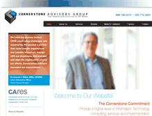 Tablet Screenshot of cornerstone-advisors.com